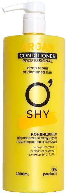 Кондиціонер для волосся O'Shy Argan Professional відновлення пошкодженого волосся 1 л